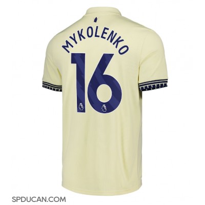 Muški Nogometni Dres Everton Vitaliy Mykolenko #16 Gostujuci 2025-26 Kratak Rukav Muški Nogometni Dres Everton Vitaliy Mykolenko #16 Gostujuci 2025-26 Kratak Rukav